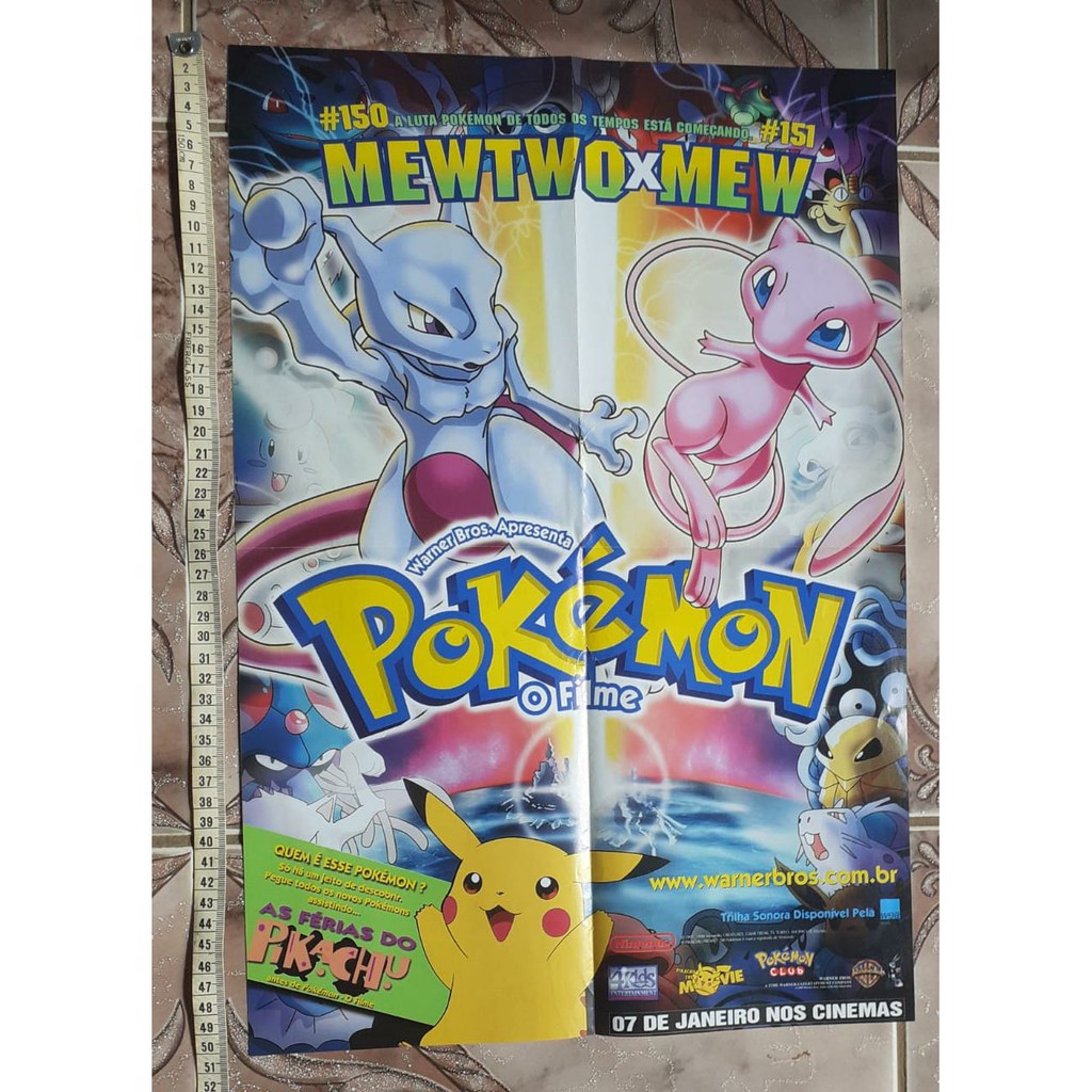 Poster Pokemon O Filme Mewtwo