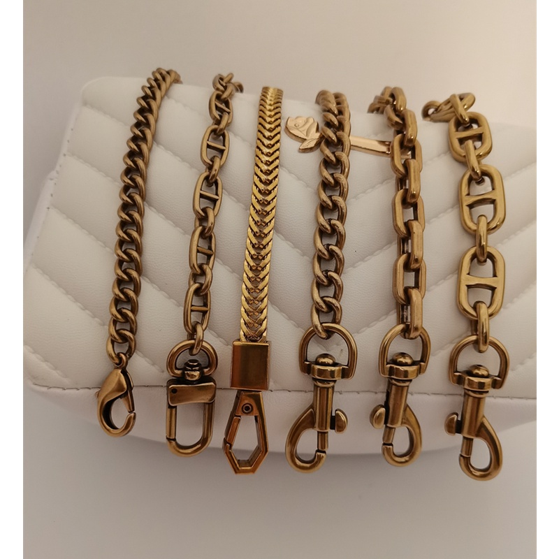 Alça De Corrente De Bolsa Tira Lateral De Betty Ancient Golden Bag De Senhoras Ombro Acessórios Para Metal