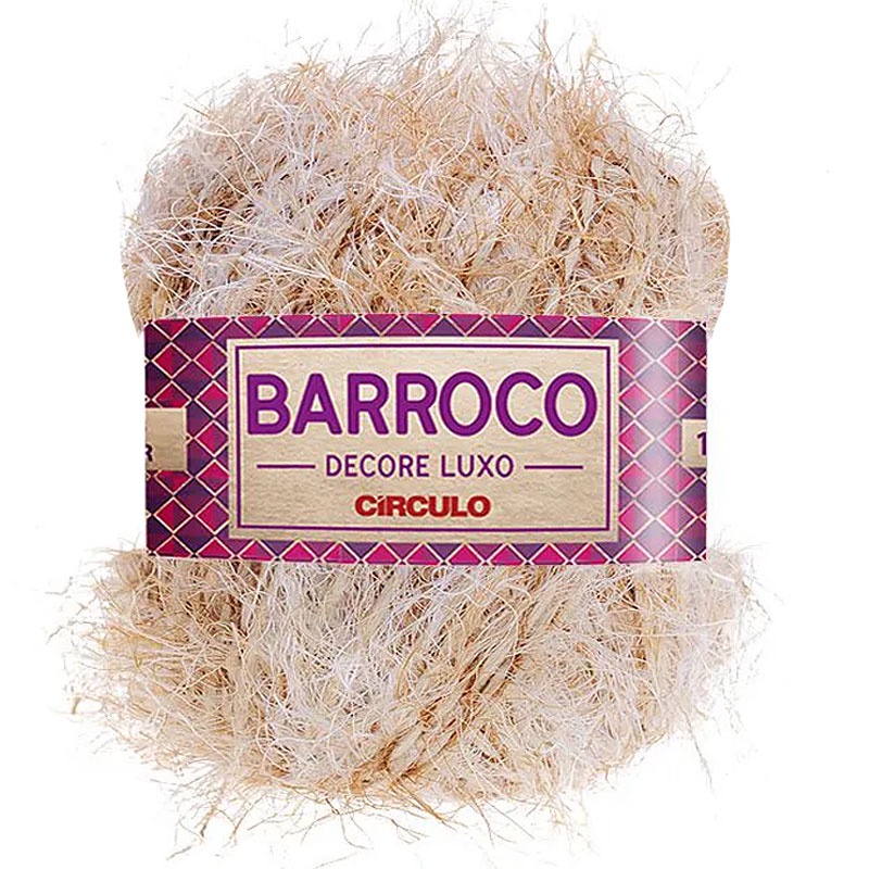 Barroco Decore Luxo Peludo Fio N° 6 Círculo 180 metros 280 gramas Barbante Peludinho Crochê Tricô em Oferta na Shopee