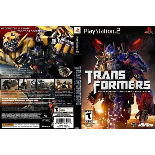 Transformers 2 : La Revanche Sur PS2 (PlayStation 2) – Disque Seul En Bon état, Testé Et Fonctionnel