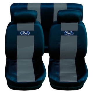 Capa Banco Carro Tecido Automotivo Para Ford Ka Escort Hobby Fiesta New Fiesta Novo Ka Courier Fusion Ranger - Azul,Branco,Vermelho,Rosa,Amarelo