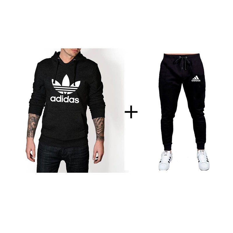 conjunto adidas moletom masculino