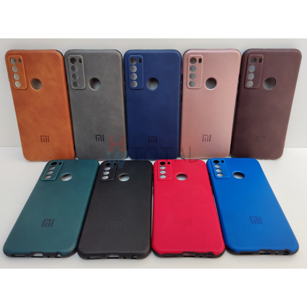 Capa Case Capinha Xiaomi Redmi Note 8 Tipo Couro Aveludada Anti Impacto