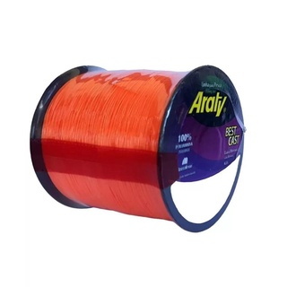 Linha Monofilamento Soft Araty Best Cast 719mts - Mazzaferro 0,40mm Laranja