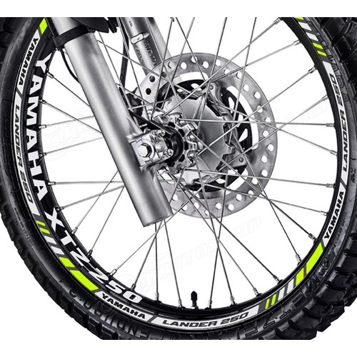 Friso + Adesivo Refletivo M3 Roda Moto Yamaha Xtz 250 Lander