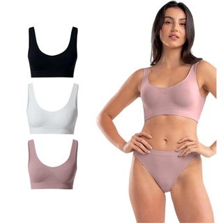Kit 4 Top Regata Sem Costura e Sem Bojo Microfibra 750.02 em Oferta na Shopee