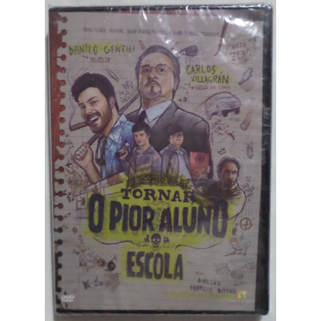 DVD filme Como se Tornar o Pior Aluno da Escola | Shopee Brasil