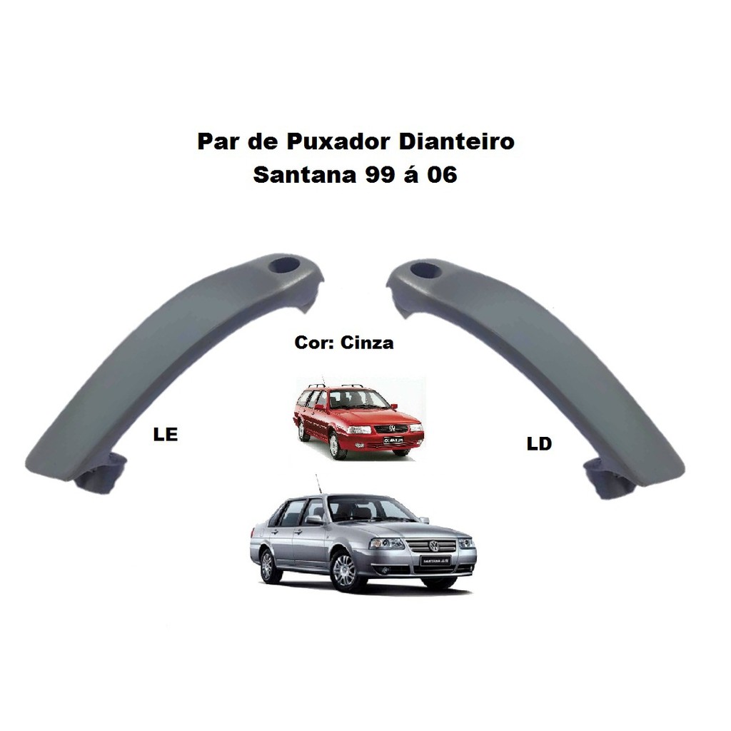 Par Puxador De Porta Dianteira Santana 2000 2001 2002 2003 2004 2005 2006 em Oferta na Shopee