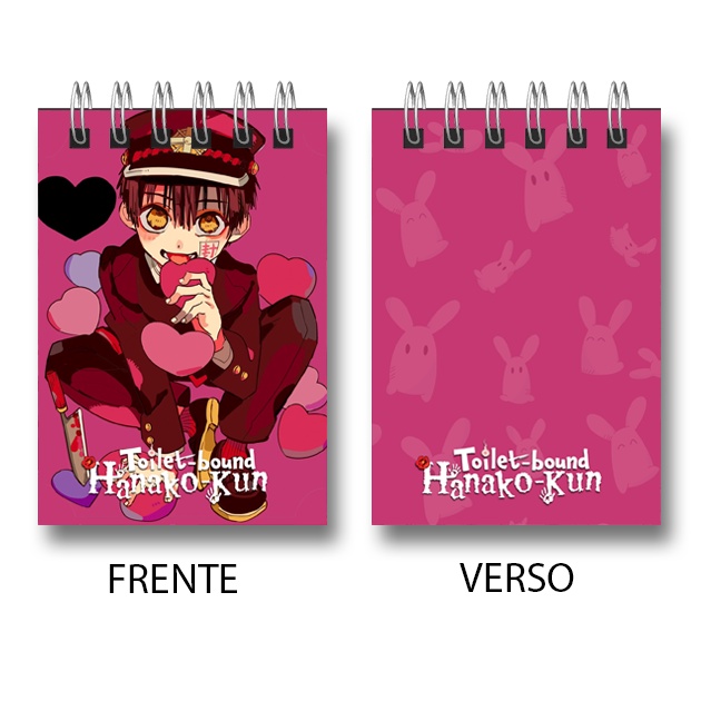 Bloco de Notas Anime Jibaku Shounen HANAKO-KUN Toilet Bound