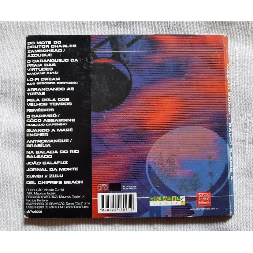 Cd Nação Zumbi Rádio Digi-Sleeve Shopee Brasil Nação Zumbi『Rádio