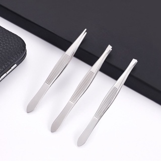 KIT com 3 Pinças Para Designer De Sobrancelhas /3 ponta diferente