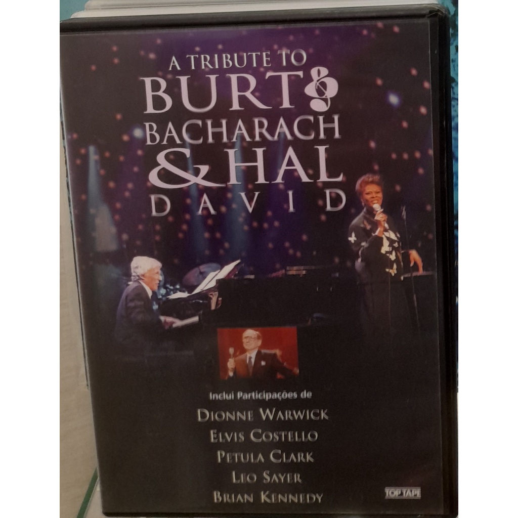 DVD-BURT BACHARACH E HAL DAVID- A TRIBUTE TO-CONSERVADO
