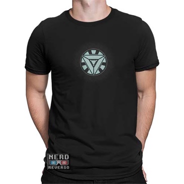 Camisetas Tony Stark Reator Arc Homem de Ferro Iron Man Hq