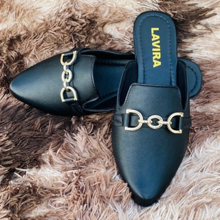 Promoção: Sapatilha Mule Sandalia Feminina Casual Preto