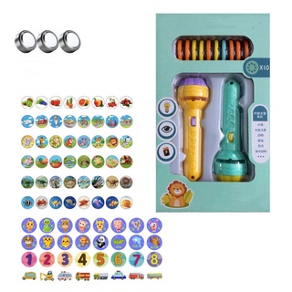 Projecção de Conto de Fadas para Bebês Kids Fun Lanterna de Desenho Animais Frutas Iluminação Educacional em Oferta na Shopee