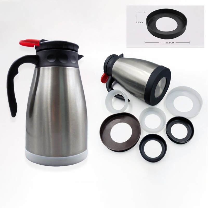 9.5cm/10.8cm/12.5cm/13cm/13.5cm base De Capa Protetora De Silicone De Tamanho Grande Para Chaleira Térmica Copo De Água