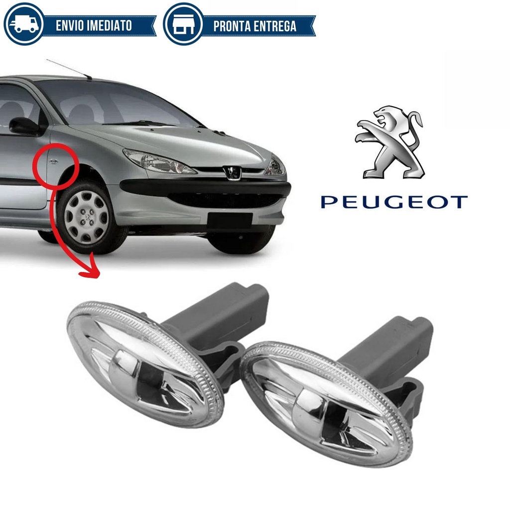 Par Lanterna Pisca Lateral Paralama Peugeot 206 207 307 Universal 2 Unidades