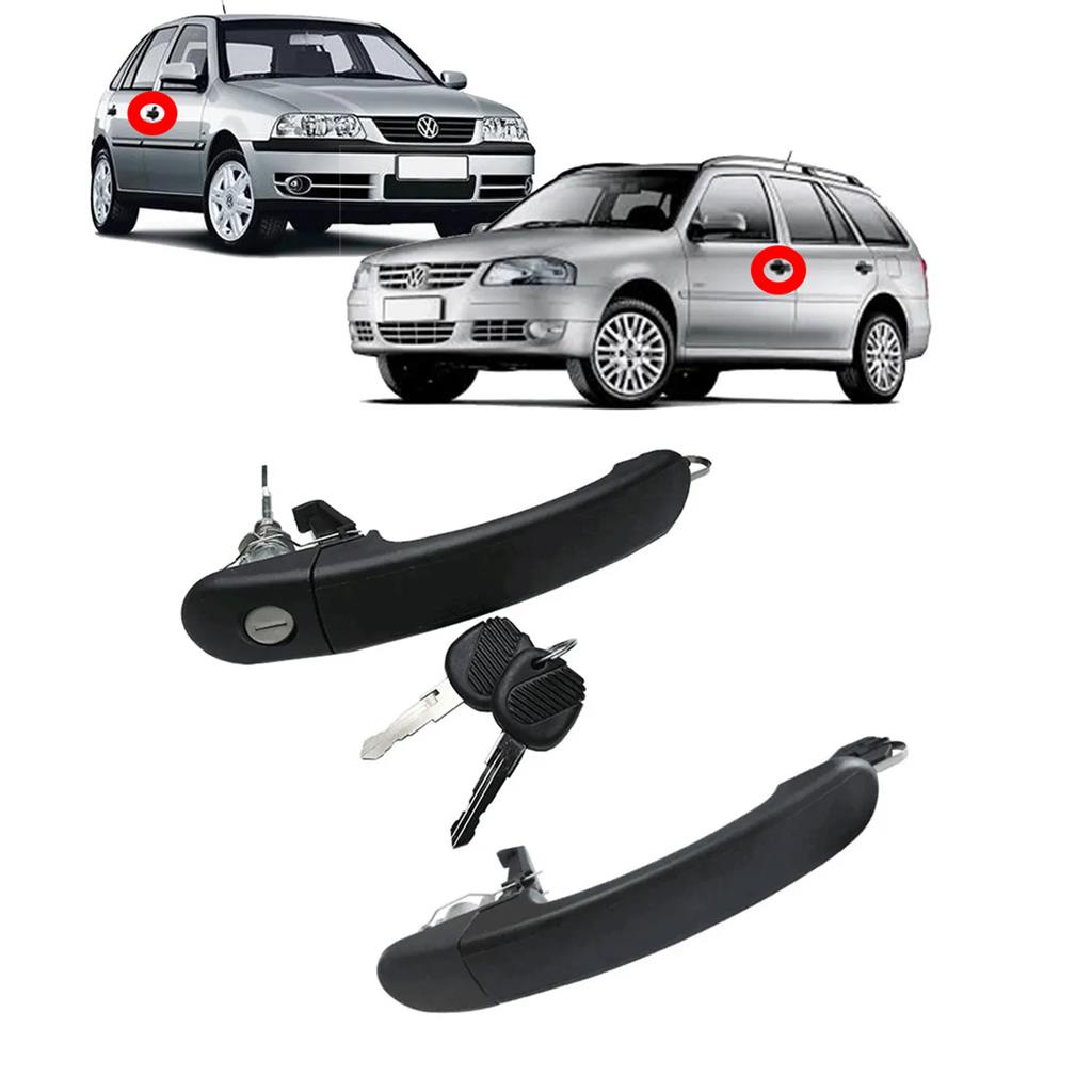 Par Macaneta Externa Porta Dianteira Gol - Parati G3 4 Portas e Saveiro G3 em Oferta na Shopee