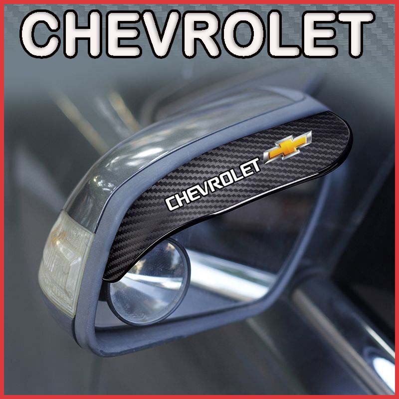 2 Pcs Protetor De Chuva Espelho Retrovisor Do Carro Auto Escudo Sombra Capa Calhas Decoração Para Chevrolet