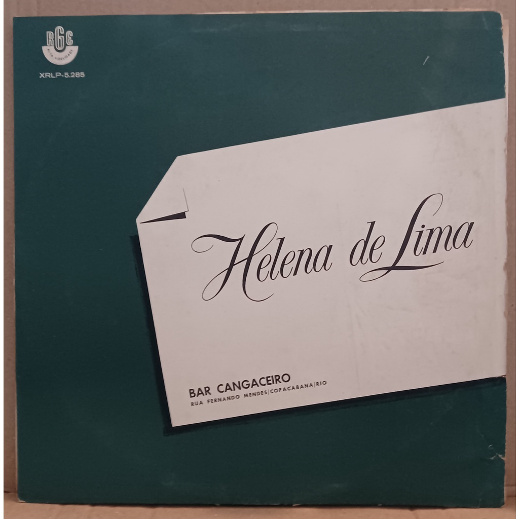 LP Disco De VInil Helena De Lima - Outra Noite No Cangaceiro... 1965 - Raro LP Muito Bom Capa Muito Boa Ler Descrição