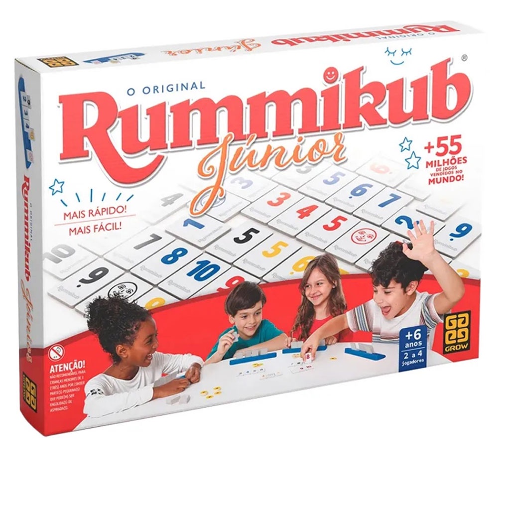 Jogo Rummikub Junior 03513 - Grow em Oferta na Shopee