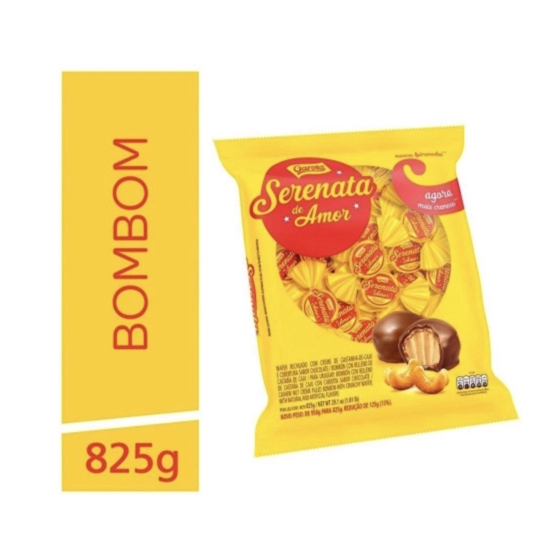 Chocolate Garoto Serenata de Amor 825g Shopee Brasil