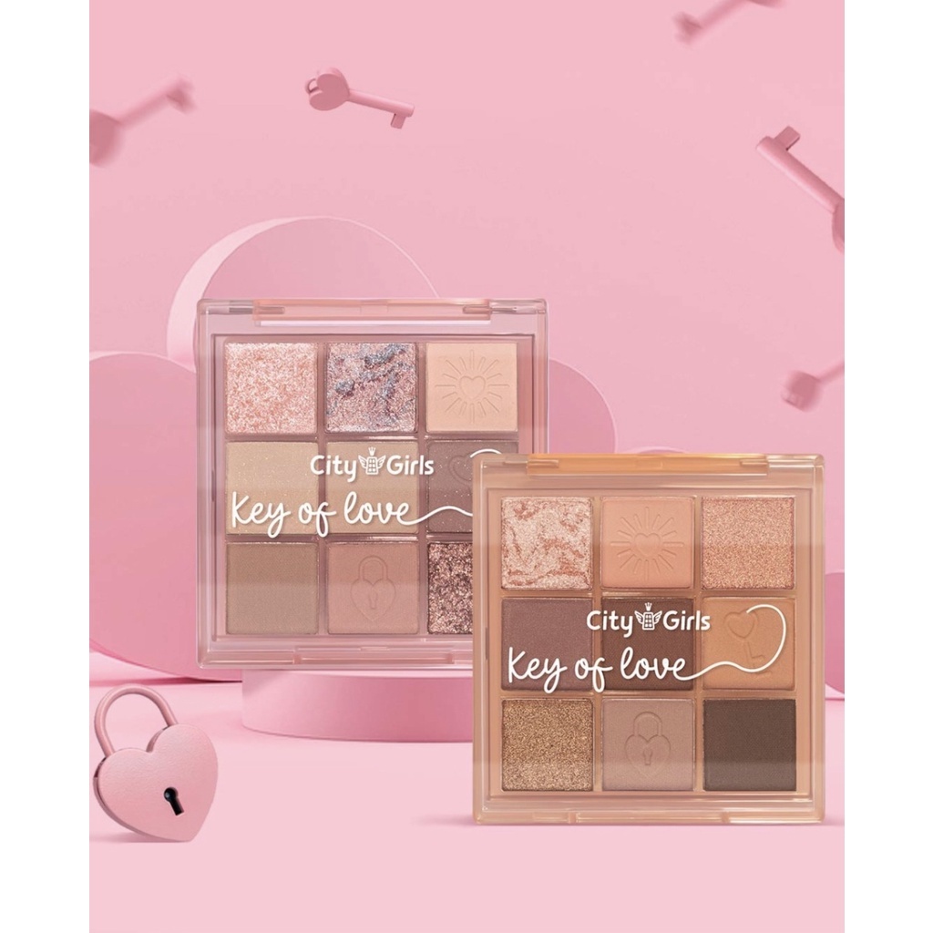 Paleta De Sombras - Key Of Love - CG288