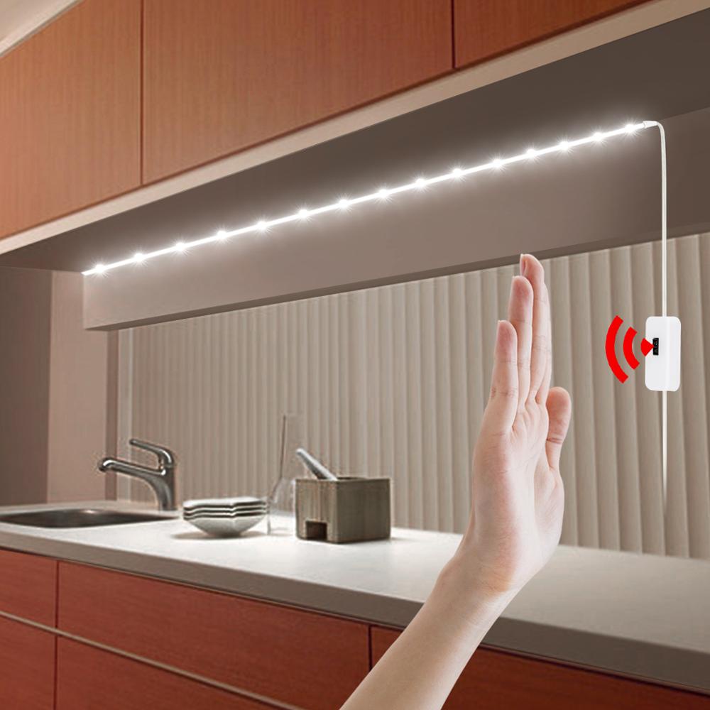 privacy virgin Hollow Fita led com sensor de movimento manual, usb 5v, para armário, cozinha,  para decoração de casa e quarto luz noturna | Shopee Brasil