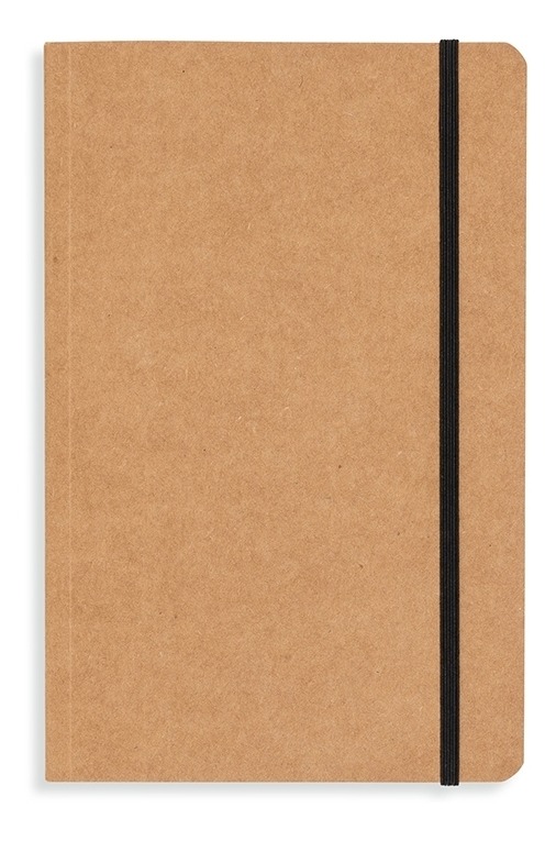 Caderno eco Capa 21x13,7cm  80 Folhas Sem Pauta Amareladas