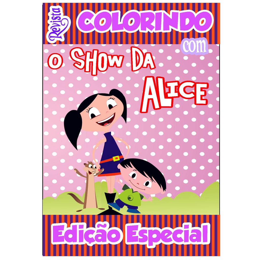 Livro De Colorir Personalizado / Revistinha de Colorir - O Show da Luna