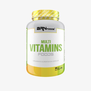 Multivitamínico Multi vitamins Foods 90 caps - BRNFOODS Vitaminas e minerais para aumento de imunidade