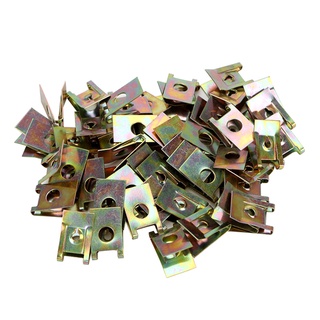 50PCS Presilha De Metal Tom De Bronze Com Porcas Auto Fastener Para Painel De Porta De Carro