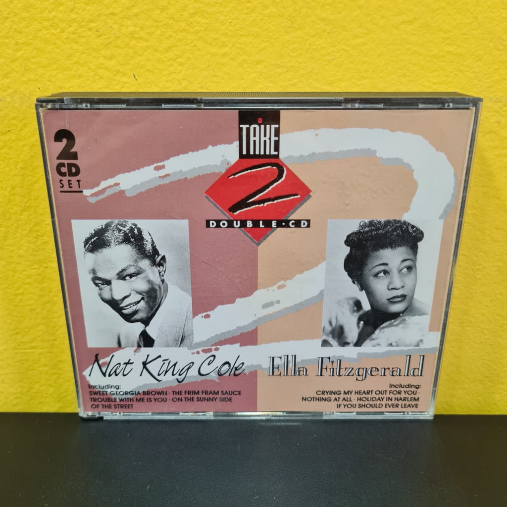 Cd Duplo Nat King Cole + Ella Fitzgerald - Take 2 - Jazz - Importado - Novíssimo