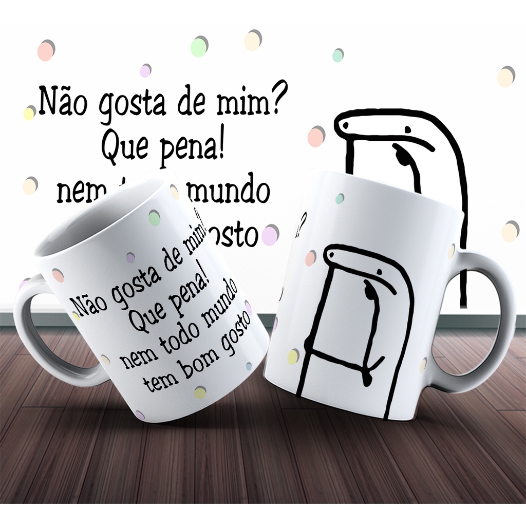 Caneca Personalizada Frases Divertidas Meme Flork Sensação do momento  (Brinde vai na caixinha de presente) | Shopee Brasil