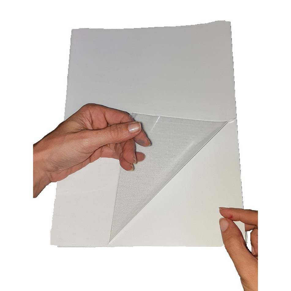 Adesivo Vinil para Jato de Tinta Transparente A4 Tanque de Tinta - Escolha a quantidade