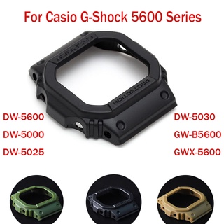 Moldura De Relógio De Silicone Para Casio G Shock DW5600 DW-5000-5030 GW-B5600 GWX-5600 Borracha Relógios Acessórios Caso 5600 Reequipamento