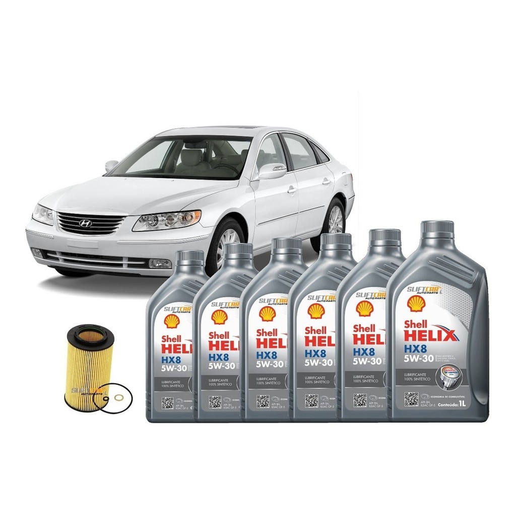 Troca De Óleo E Filtro Hyundai Azera 3.3 24v V6 - 2007/2010