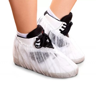 Propé Descartável TNT Sapatilha C/ Elástico 100 Un em Oferta na Shopee