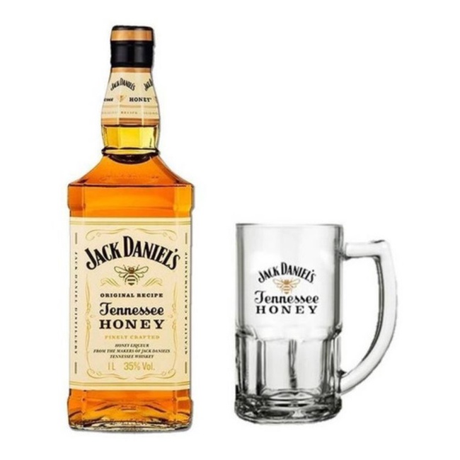 Kit Whiskys Jack Daniels Honey Com Caneca L Promocao Shopee Brasil