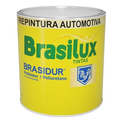 Tinta Pu Preto Cadilack + Catalisador Total 3,6 litros 3x1 Brasilux - Home & Living