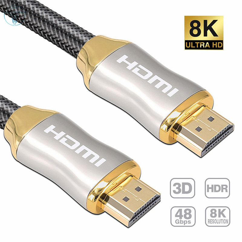 Cabo Hdmi 2.1 8k 60hz 4k 120hz Alta Velocidade 48gbps 8k Cabo Hdmi Para Tv Ps4 Pc