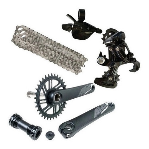 Kit Transmissão Absolute 12v Com Pedivela 34d + Cambios 12v - Spare Parts and Accessories for Vehicles