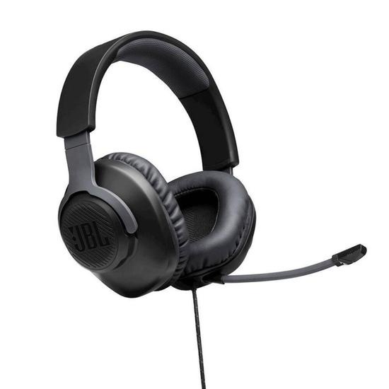 Headset JBL Quantum 100 - com Fio - Driver 40MM - Preto