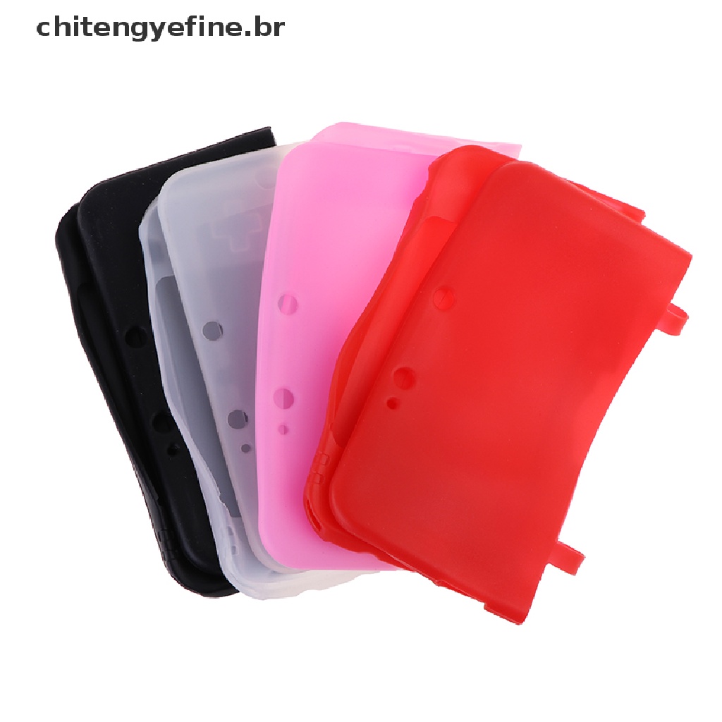 Capa De Silicone De Borracha Ctyf Para Nintendo 3DS XL/LL Console Protetora De Pele