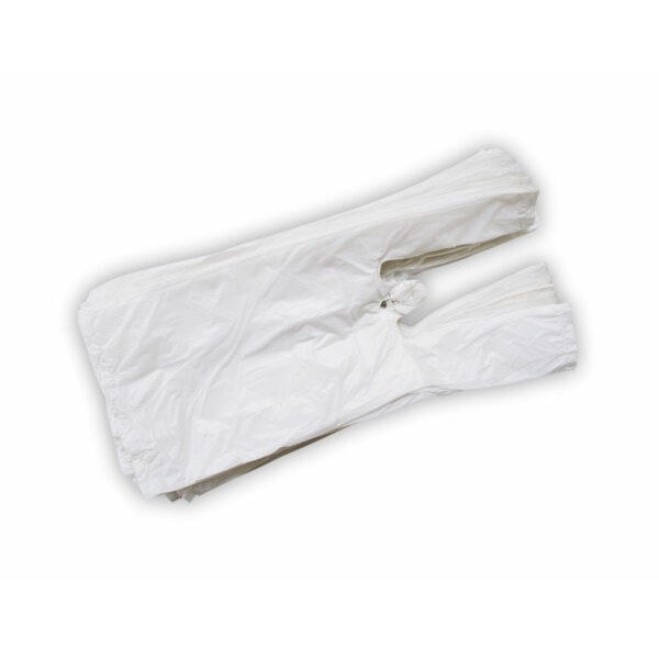Sacola Caçulinha Branca Pequena 25x35: Embalagem Sacolas Tipo Camiseta Caçula Tamanho P Cor Branca