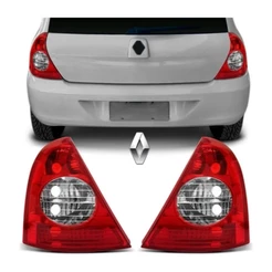 Lanterna Traseira Clio Hatch 2007 2008 2009 2010 2011 Bicolor