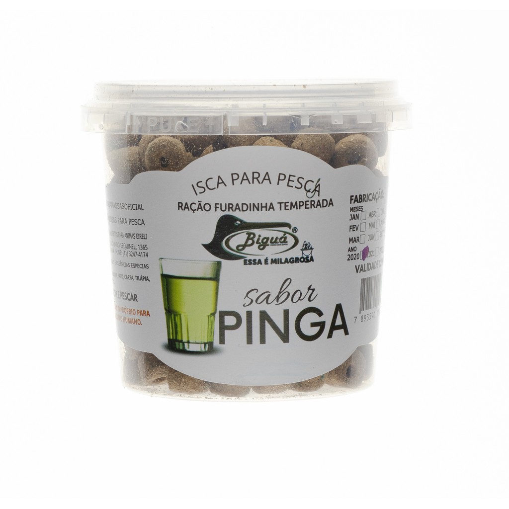 Ração Furadinha De Pinga Para Pesca Bigua - Tamba Pacu Carpa
