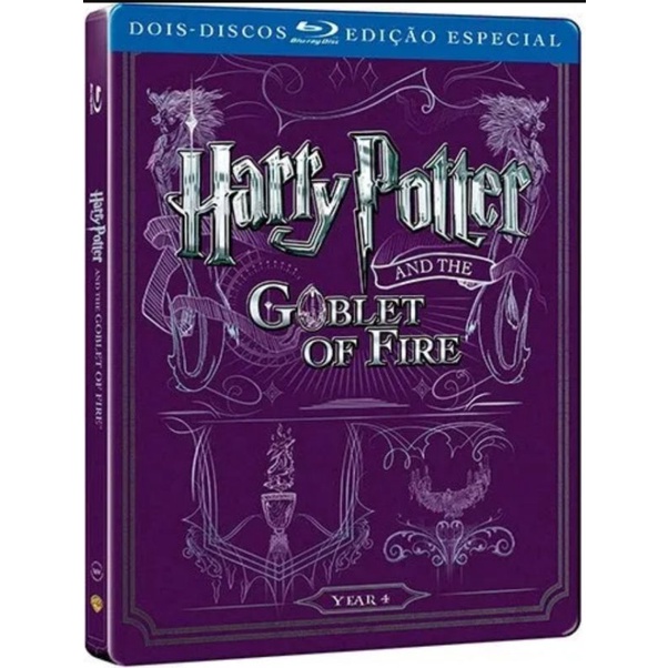 Blu-ray steelbook - Harry Potter E O Cálice De Fogo (Lacrado)