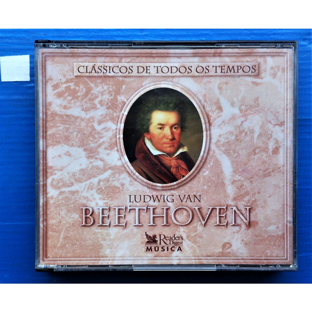 Cd Beethoven - Ludwig Van Beethoven - Clássicos De Todos os Tempos - Cd Triplo