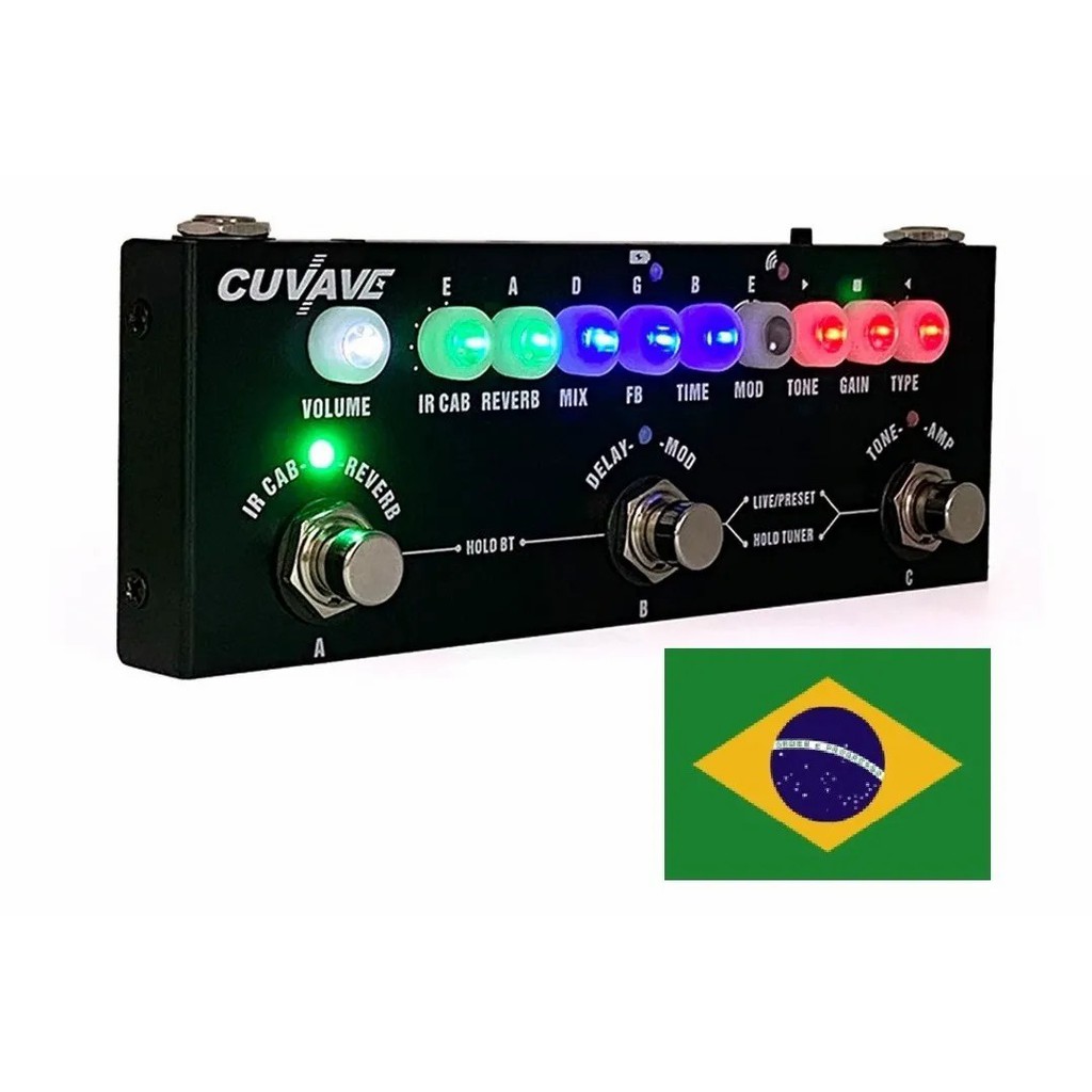 Pedaleira Multi Efeito Cube Baby Ir Cuvave Impulse Response | Shopee Brasil